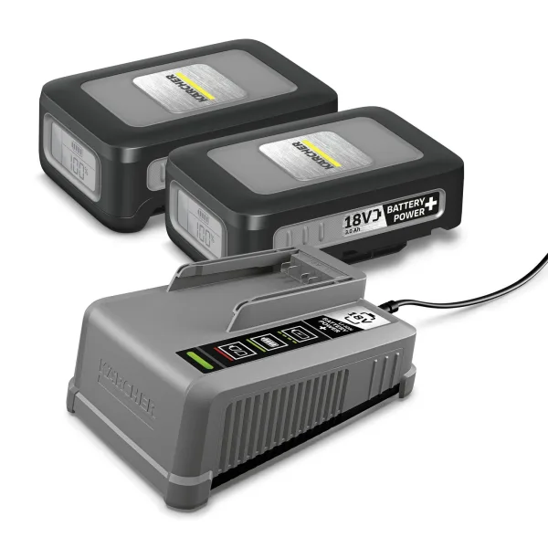 Набор аккумуляторов и зарядного устройства Kärcher Battery Power+ 18/30