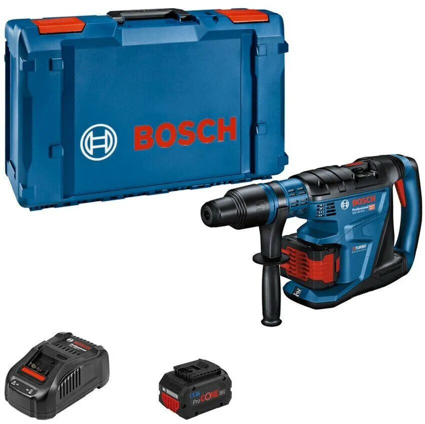 Перфоратор Bosch GBH 18V-40 C Solo + 2 x 5,5Ah ProCore Akku + XL-Boxx (0611917103) — фото 5 из 6