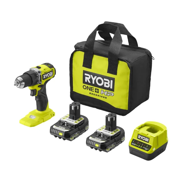 Дрель-шуруповёрт аккумуляторный RYOBI RDD18C-220S, 18 В, 2 аккумулятора 2,0 А·ч