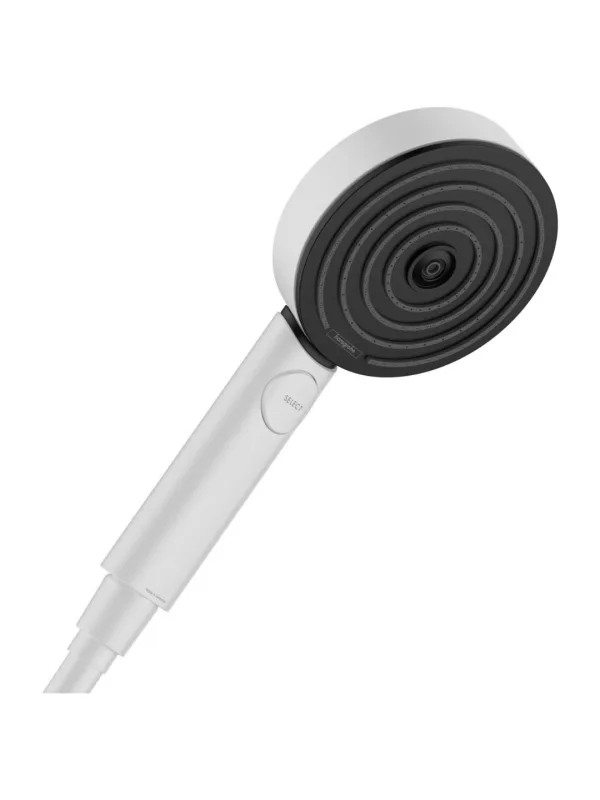 Ручной душ Hansgrohe Pulsify Select S 105 3jet EcoSmart, 3 режима, 105 мм, белый матовый