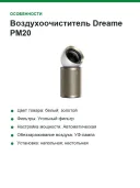 Воздухоочиститель Dreame PM20 (CVF14A)