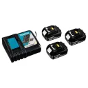 Аккумуляторная дрель-шуруповёрт Makita DDF487RFE3, зеленый/черный