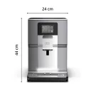 Автоматическая кофемашина Krups Intuition Preference+ EA875E10, серебристо-чёрная