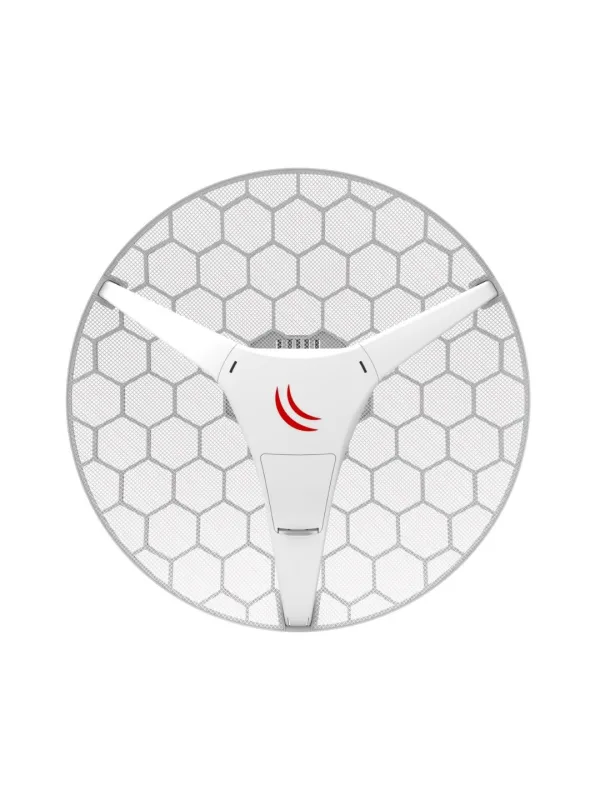 Точка доступа MikroTik LHG HP5, 5 ГГц, антенна 24,5 дБи, PoE, RouterOS L3, RBLHG-5HPnD