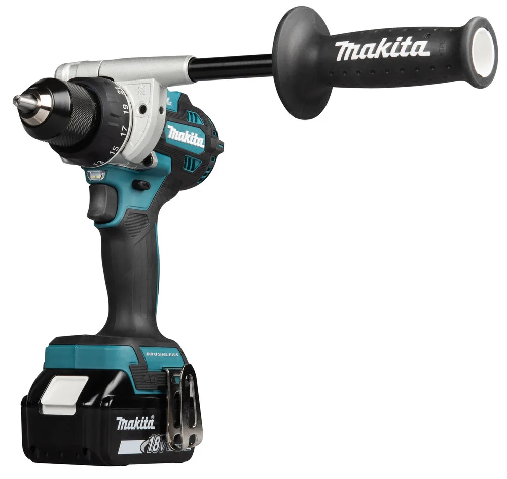 Дрель-Шуруповерт ударный Makita DDF492RTJ (0197050011688), зеленый/черный — фото 10 из 12