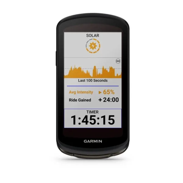 Велокомпьютер Garmin Edge 1040 Solar с GPS-приемником и подзарядкой от солнечной энергии (010-02503-21)