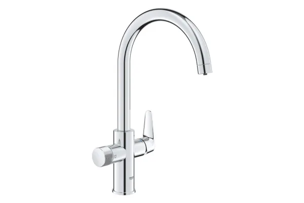 Смеситель для кухонной мойки GROHE Blue Pure StartCurve с функцией фильтрации, без фильтра в комплекте, хром 30592000