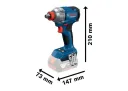 Гайковёрт ударный аккумуляторный Bosch GDX 18V-285 Professional, 18,0 В, 285 Н·м