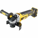Углошлифовальная машина DEWALT DCG405NT-XJ, черный/желтый, без АКБ и ЗУ, в кейсе