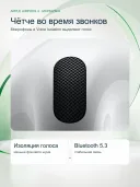 Беспроводные наушники Apple AirPods 4 с зарядным футляром USB-C