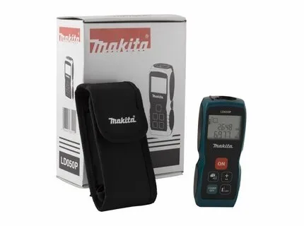 Лазерный дальномер Makita LD050P, дальность измерения 40-50м — фото 7 из 12