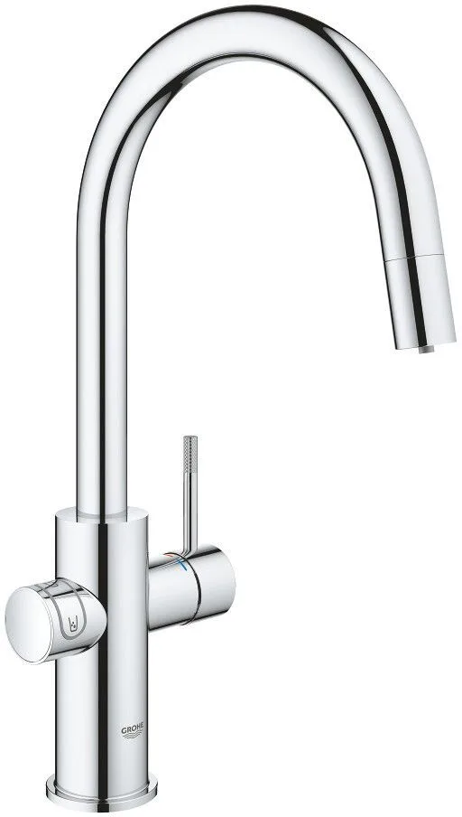 Смеситель для кухонной мойки GROHE Blue Home с системой фильтрации, охлаждения и газирования воды, Wi-Fi, хром (31541000) — фото 6 из 7