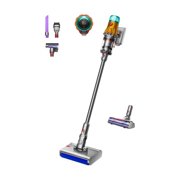 Пылесос вертикальный аккумуляторный Dyson V12s Detect Slim Submarine с влажной уборкой, 60 мин (485350-01)