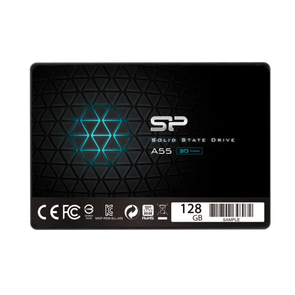 Внутренний SSD-диск Silicon Power Ace A55 128 ГБ 2.5" SATA3 6.0 Гбит/с (SP128GBSS3A55S25)