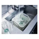 Таз для мытья посуды Joseph Joseph Wash&Drain 851648, со сливной пробкой, 31x30x20 см