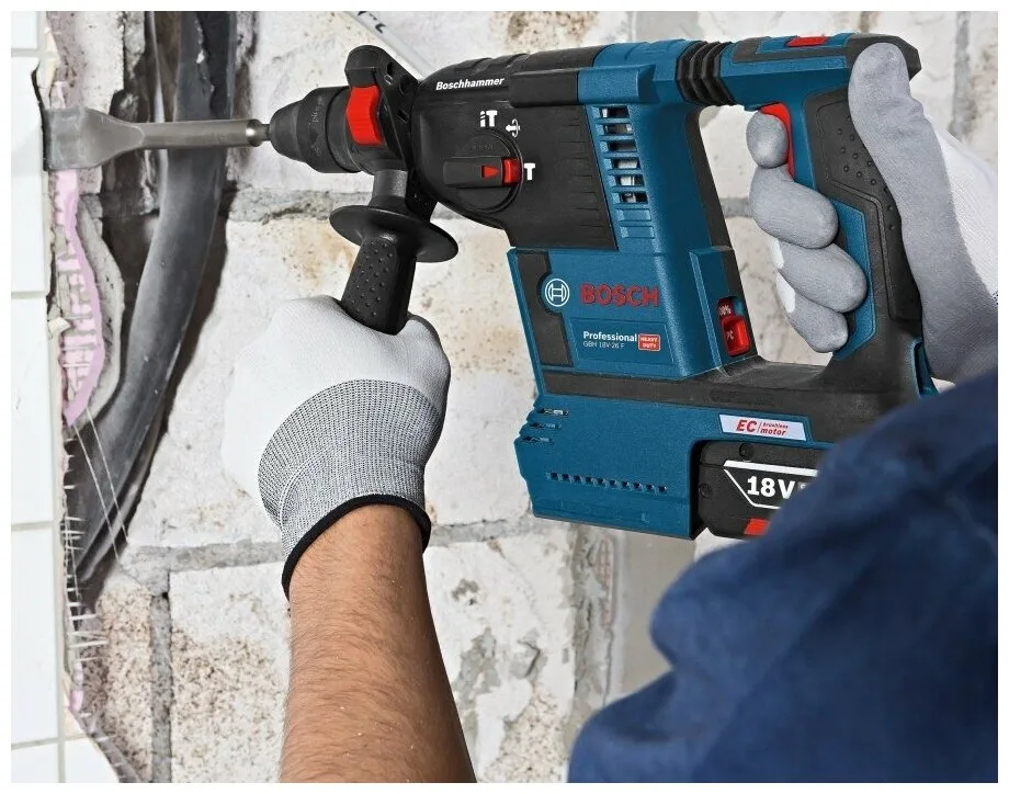 Перфоратор аккумуляторный BOSCH GBH 18V-26 0 611909000, без аккумулятора — фото 12 из 12