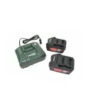 Набор аккумуляторный Metabo 685122000, 2 аккумулятора LiHD 18 V/5.5 Ah + ЗУ ASC 55