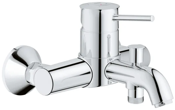 Смеситель для ванны Grohe Start Classic 23787000, однорычажный, настенный монтаж, хром