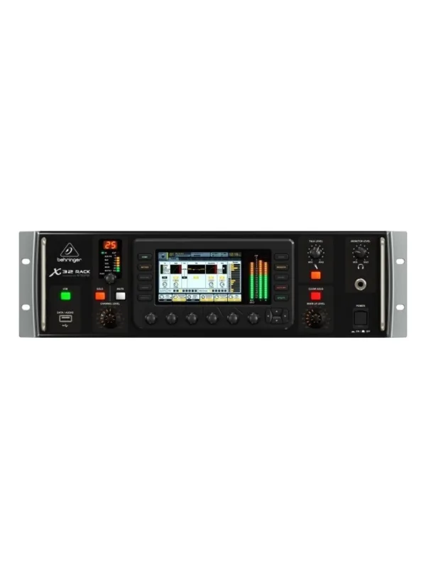 Микшерный пульт цифровой Behringer X32 Rack, 40 каналов, 25 bus, аналоговые и цифровые подключения, обработка 152 сигналов