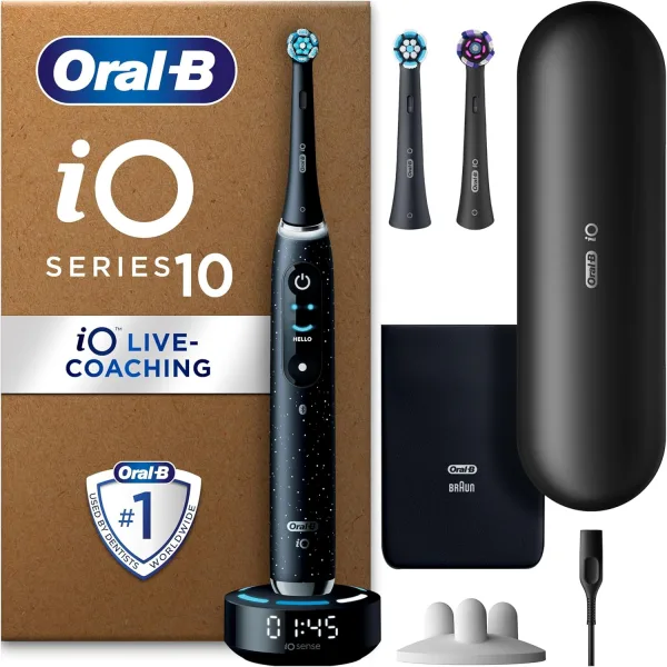 Электрическая зубная щётка Oral-B iO Series 10 Plus Edition Cosmic Black