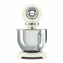 Планетарный миксер Smeg SMF05CREU 1000 Вт, чаша 4.8 л, 10 скоростей, ретро-стиль 50-х, кремовый