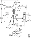 Смеситель GROHE Eurodisc Cosmopolitan 23449002
