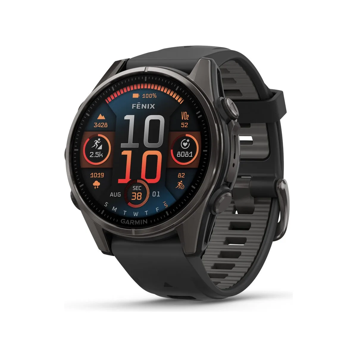 Умные часы Garmin Fenix 8, 43мм (010-02903-21) Черные