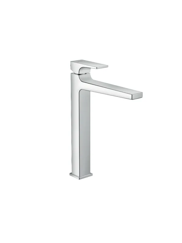 Смеситель для раковины hansgrohe Metropol 260 32512000 однорычажный, вылет 204 мм, донный клапан Push-Open, хром