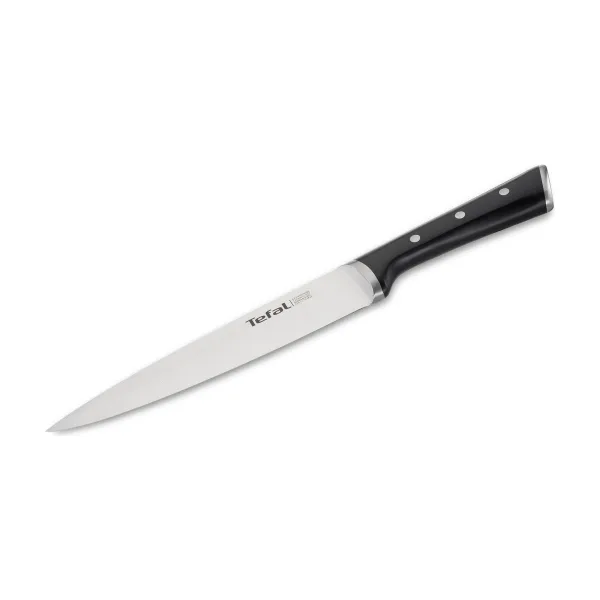 Нож кухонный "для шинковки" Tefal Ice Force 20 см K2320714, черный/нержавеющая сталь