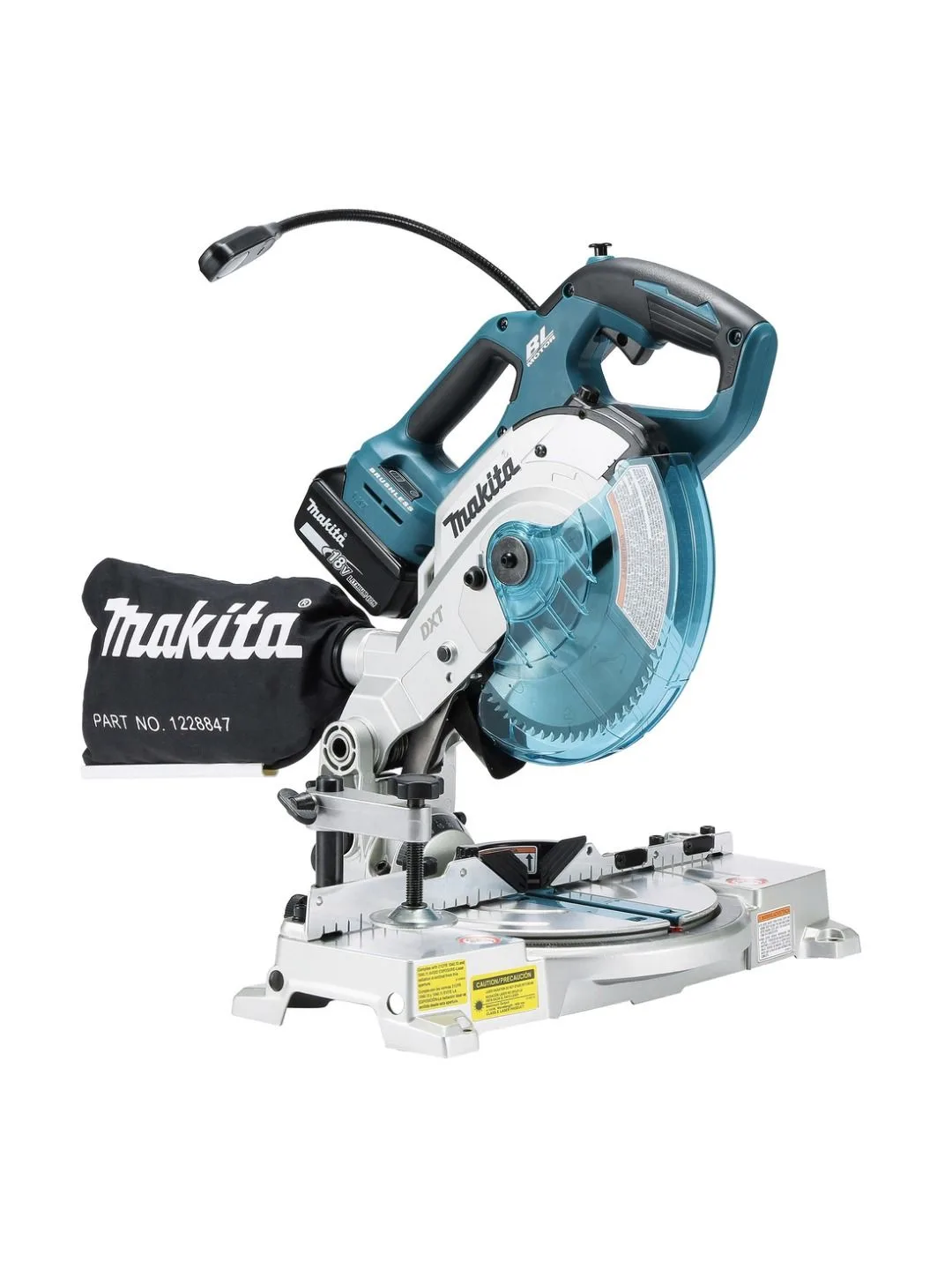 Пила торцовочная аккумуляторная MAKITA DLS600Z, Без АКБ и ЗУ