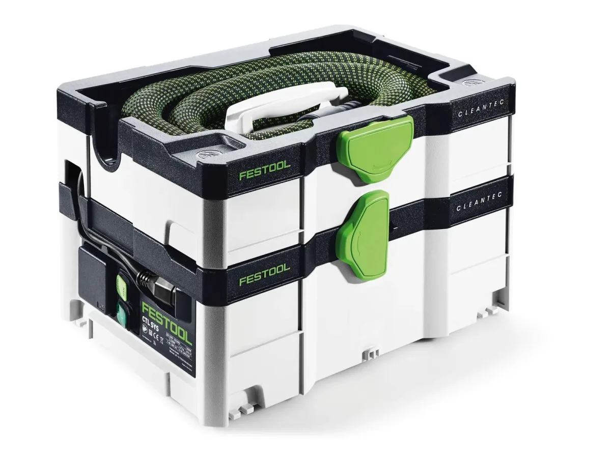 Пылесос строительный Festool CTL SYS CLEANTEC, 1000 Вт, класс пыли L, бак 4,5 л — фото 10 из 12