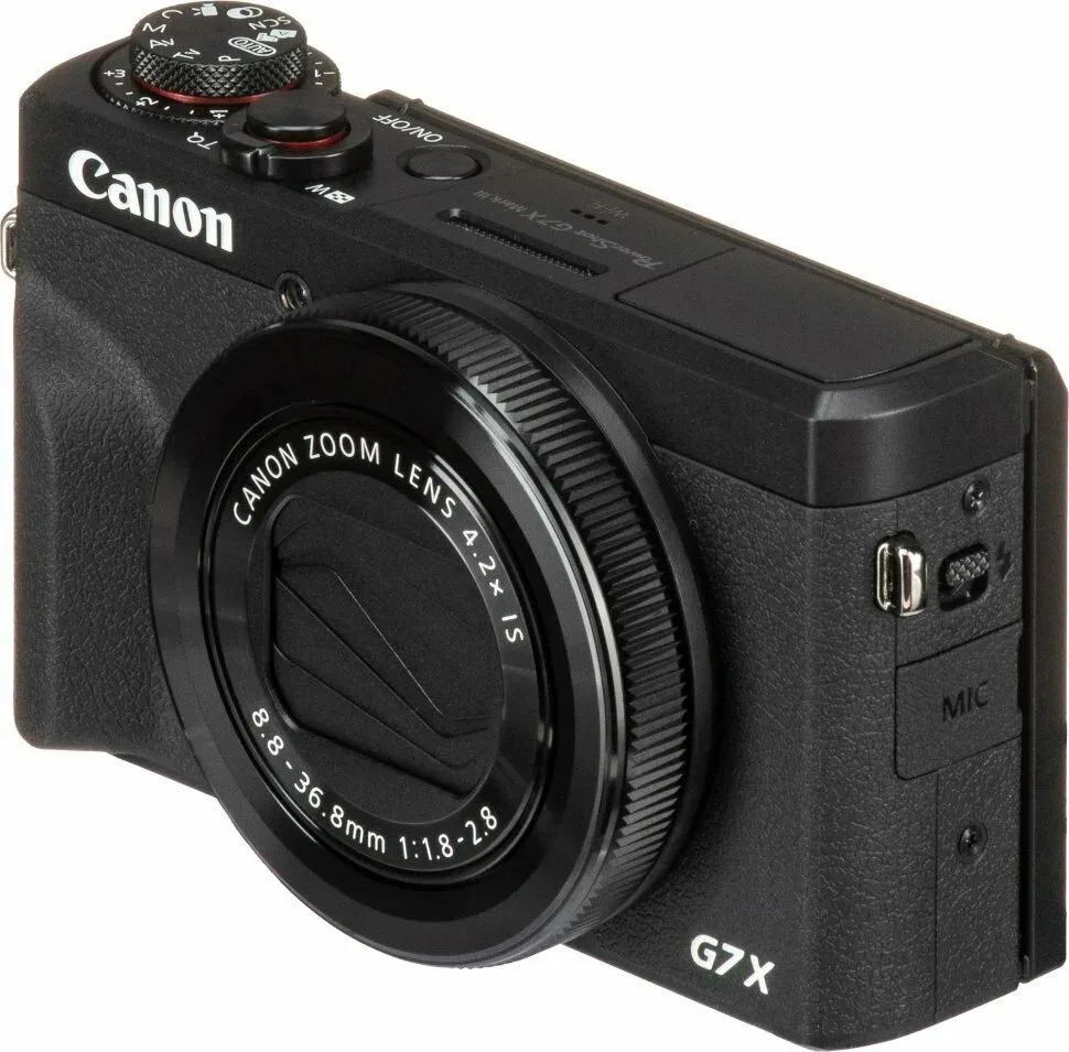 Цифровой фотоаппарат Canon PowerShot G7X Mark III(PSG7X MARK3(BKE)) — фото 7 из 11