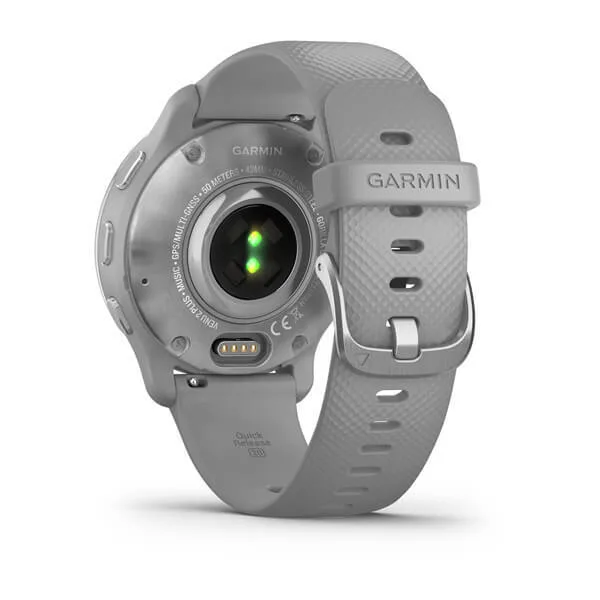 Умные часы Garmin Venu 2 Plus Wi-Fi (010-02496-10), серебристый/серый — фото 6 из 6