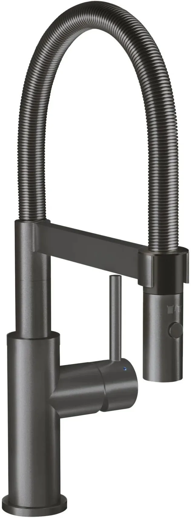 Однорычажный смеситель для кухни Villeroy & Boch Steel Expert Compact Anthracite (92730005)