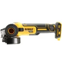 Углошлифовальная машина DEWALT DCG405NT-XJ, черный/желтый, без АКБ и ЗУ, в кейсе