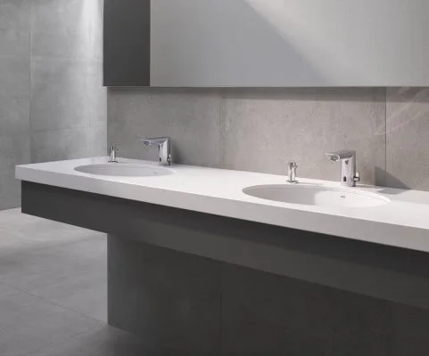 Смеситель для раковины cенсорный Grohe Bau Cosmopolitan E 36453 000 (36453000) хром — фото 7 из 10