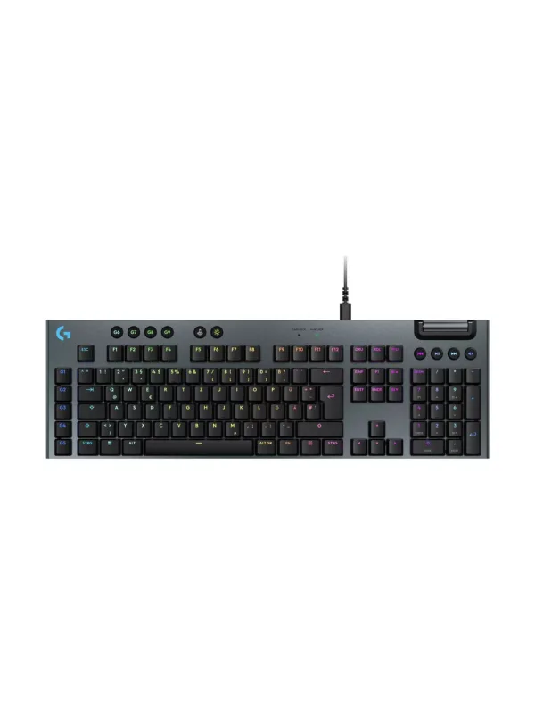 Игровая клавиатура проводная Logi G915 X Low-Profile(GL Tactile Brown), Немецкая раскладка, черный