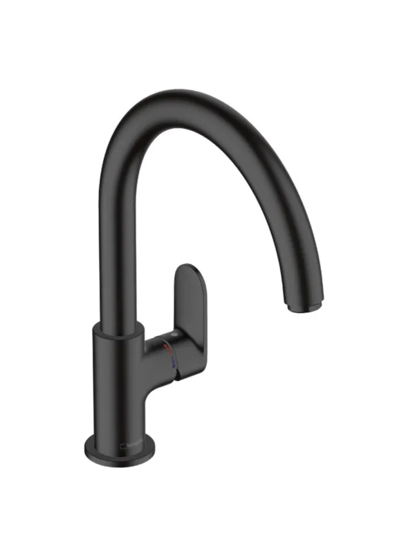 Смеситель для кухни Hansgrohe Vernis Blend M35 71870670, черный матовый