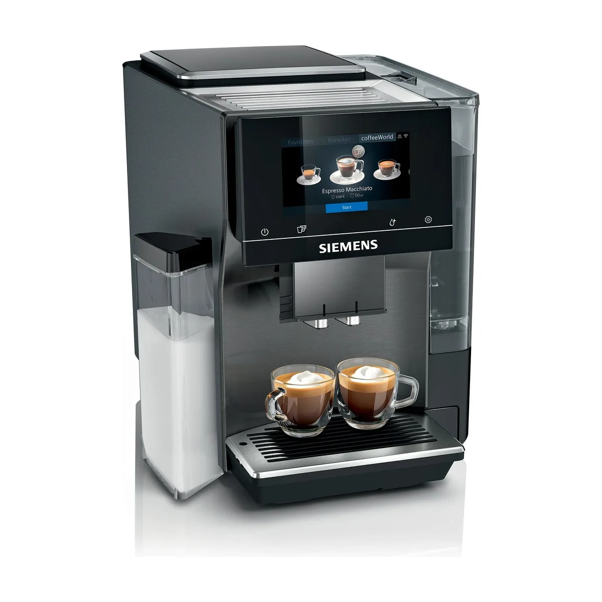 Кофемашина автоматическая Siemens EQ.700 integral TQ717DF5 1500 Вт, дисплей 5", dark inox