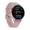 Умные часы Garmin Venu 3S, Soft Gold With Dust Rose Case (010-02785-03)