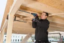 Дрель-шуруповерт Bosch GSR 18V-28, 2 x 4,0 Ah + L-Boxx (06159975ZR), синий/черный