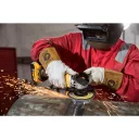 Углошлифовальная машина DEWALT DCG405NT-XJ, черный/желтый, без АКБ и ЗУ, в кейсе