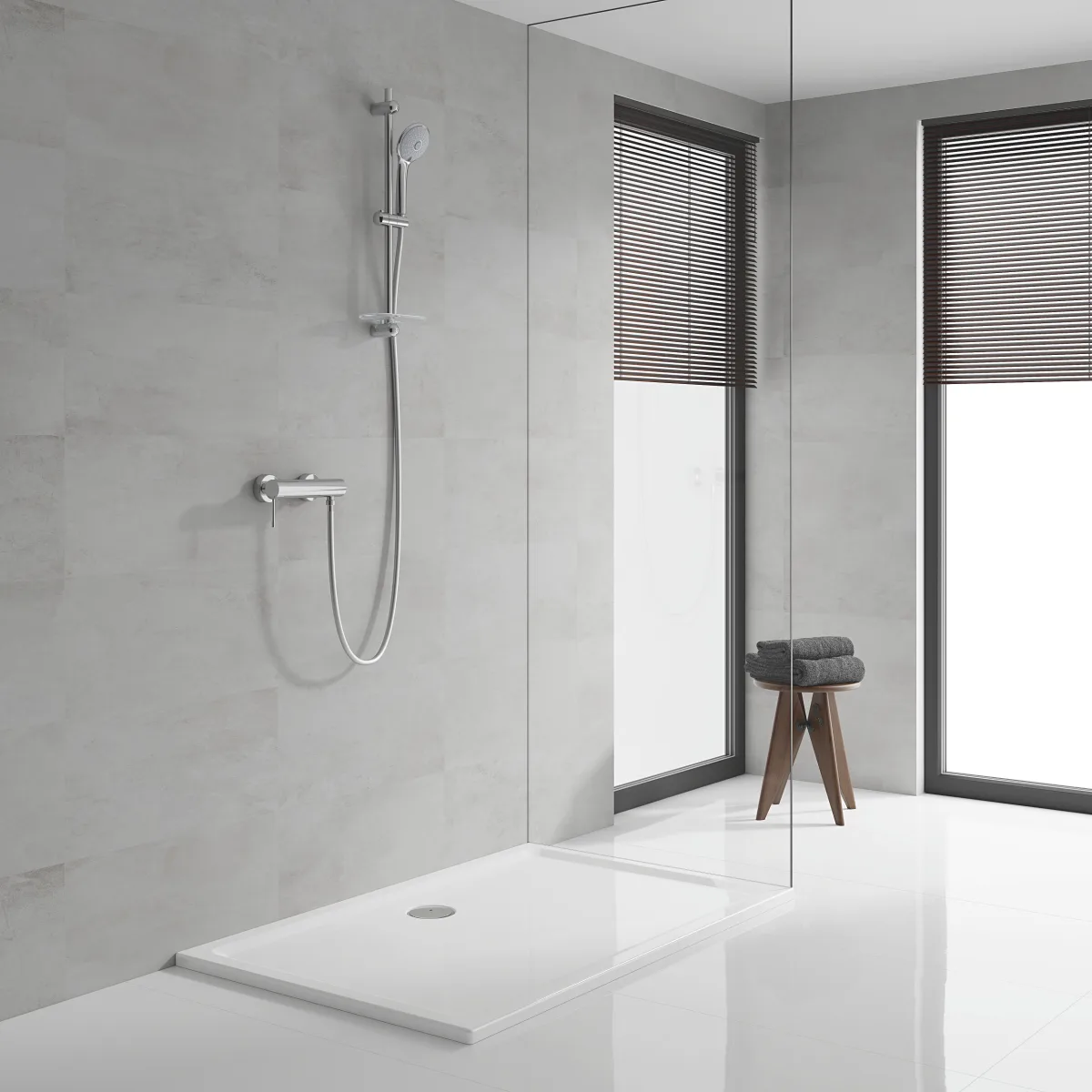 Душевой комплект GROHE Euphoria 27266001 Mono, вертикальный монтаж, 1 режим — фото 4 из 4