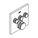 Термостат для ванны с душем 3 источника Grohe Grohtherm SmartControl 29126 DC0 (29126DC0) суперсталь