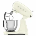 Планетарный миксер Smeg SMF05CREU 1000 Вт, чаша 4.8 л, 10 скоростей, ретро-стиль 50-х, кремовый
