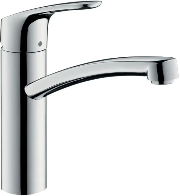 Смеситель для кухни Hansgrohe Focus M41 160, для открытых водонагревателей (низкое давление), хром (31804000)