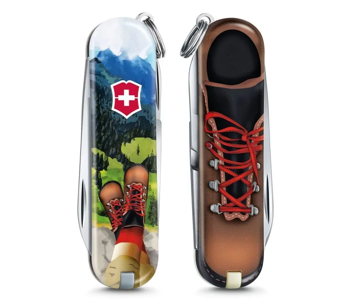 Мультитул Victorinox Classic SD Limited Edition 2020 I Love Hiking, 0.6223.L2002 — фото 3 из 6