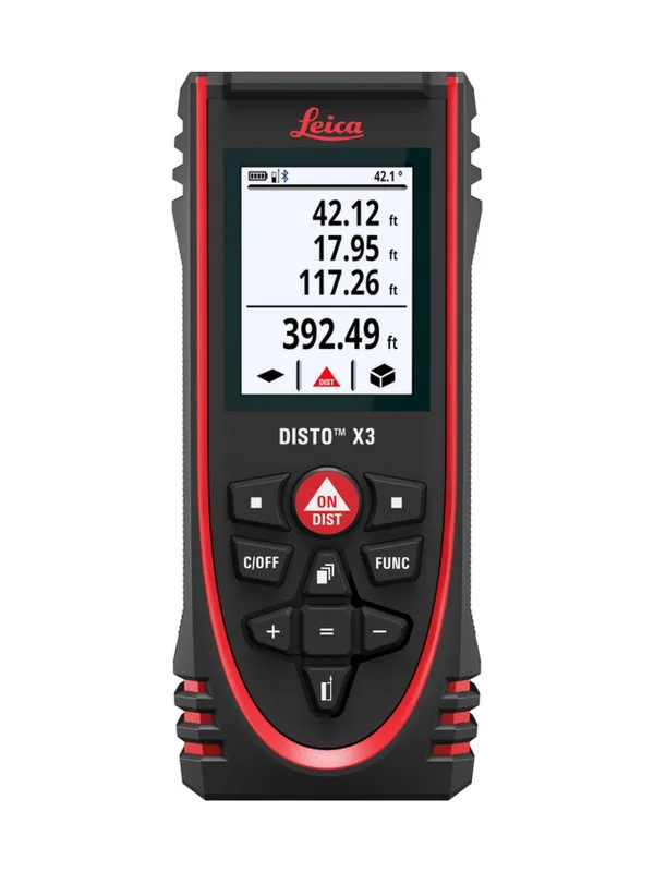 Лазерный дальномер Leica DISTO X3, 150 м, ±1 мм, IP65, датчик наклона 360°