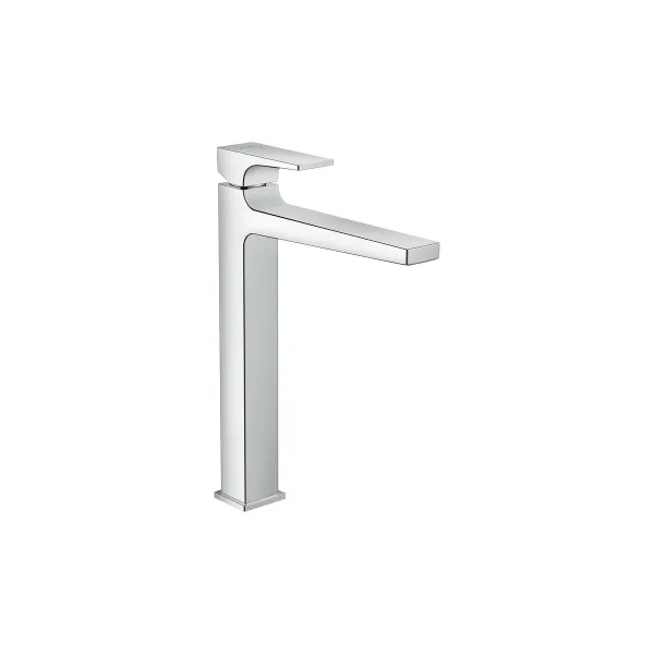 Смеситель для раковины hansgrohe Metropol 260 32512000 однорычажный, вылет 204 мм, донный клапан Push-Open, хром