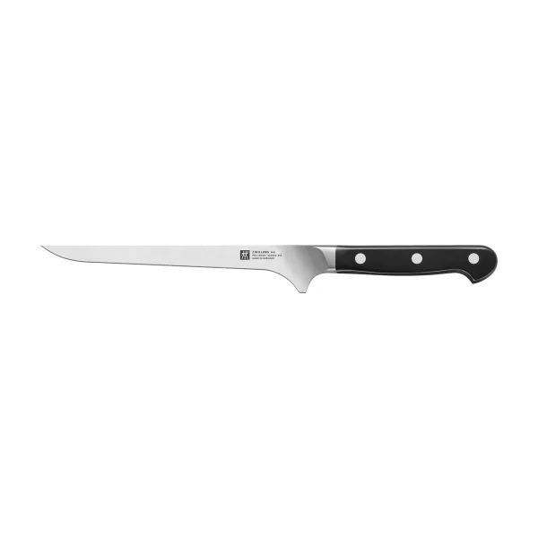 Нож филейный Zwilling Pro 38403-181, кованый клинок 18 см, твёрдость 55-58 HRC, Германия